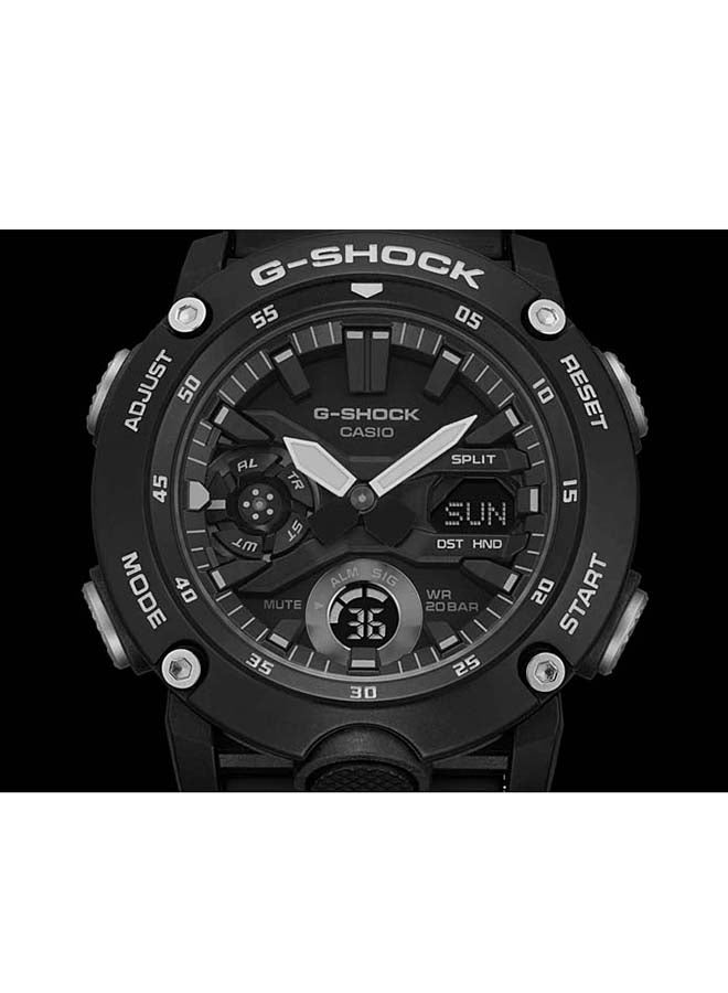 G-SHOCK Resin Analog+Digital Wrist Watch GA-2000S-1ADR  - Image 2