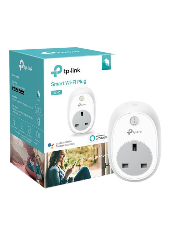 Kasa Smart Wi-Fi Plug White/Grey 3.9x2.6x2.5inch