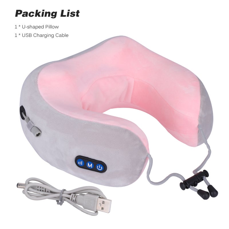 Generic U-shaped Massage Pillow Household Neck Massager  - Image 4