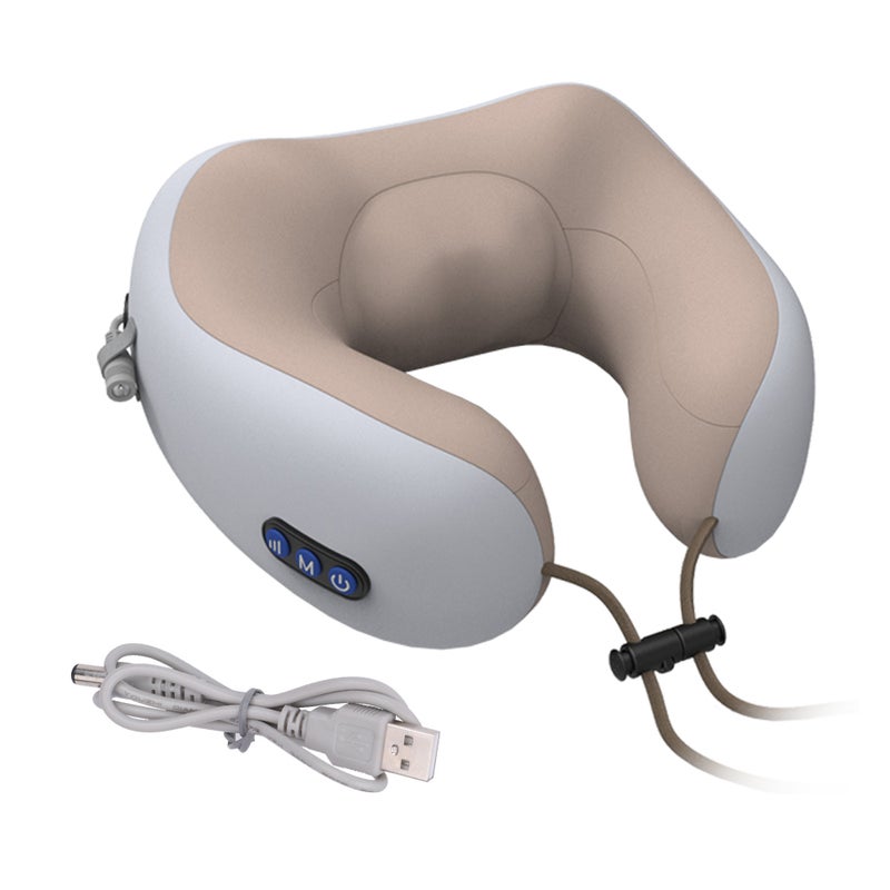 Generic - U-Shaped Massage Pillow Household Neck Massager - Image 1