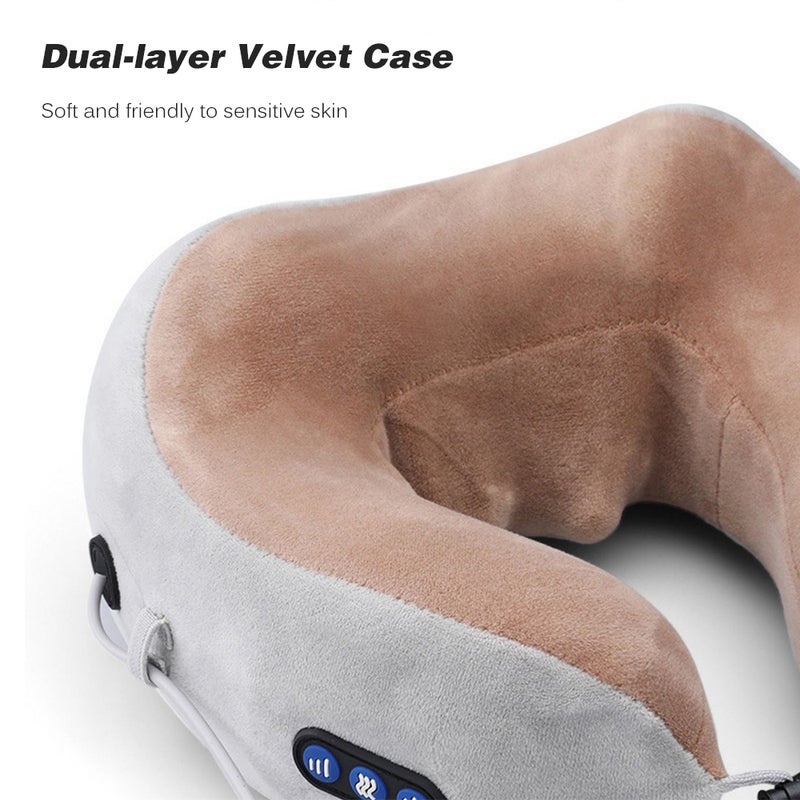 Generic - U-Shaped Massage Pillow Household Neck Massager - Image 1