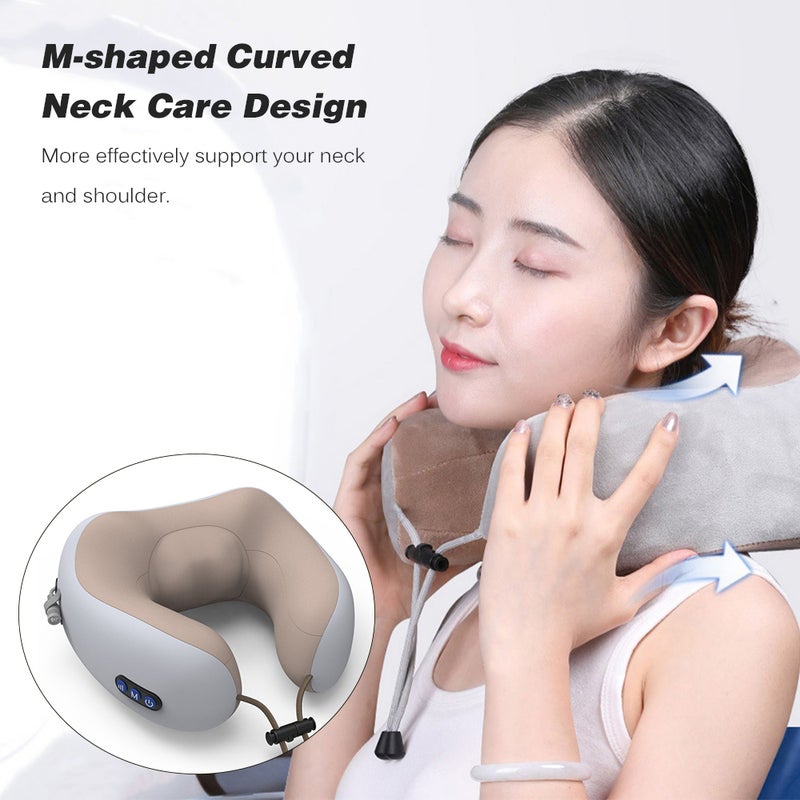 Generic - U-Shaped Massage Pillow Household Neck Massager - Image 1