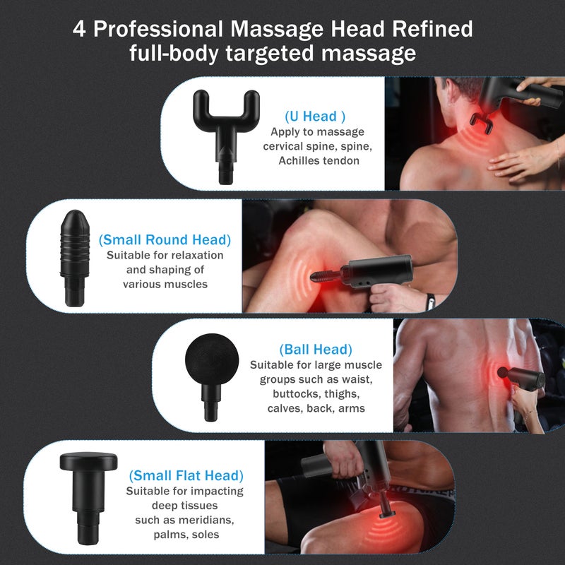 Generic - Facial Gun 6-Level Variable Frequency Vibration Muscle Massager - Image 1