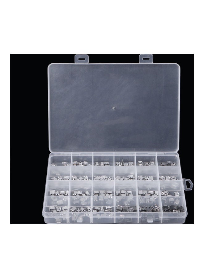 240Pcs 24 Models Micro USB Connector Female Socket Jack Charge Port for MP3/4/5 - Image 3