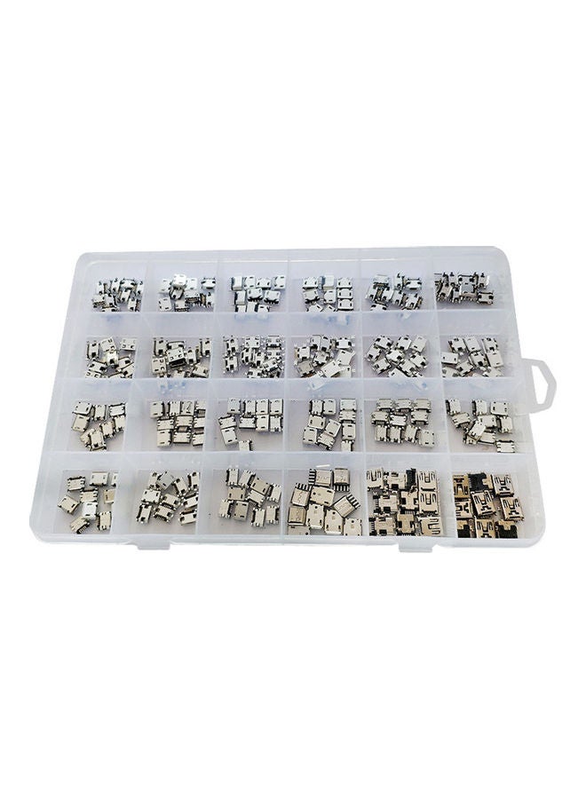 240Pcs 24 Models Micro USB Connector Female Socket Jack Charge Port for MP3/4/5 - Image 4
