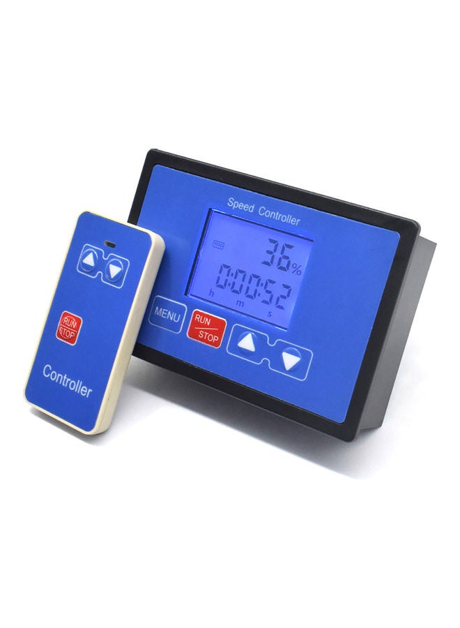 جهاز تحكم عن بعد لاسلكي لسرعة المحرك مزوّد بشاشة LCD رقميّة مقياس سرعة 30 أمبير - Image 1