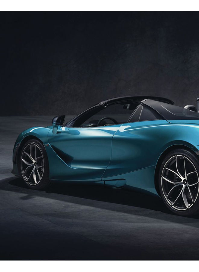 Zoot Car Wall Art Framed Canvas Painting Multicolour 50x40cm