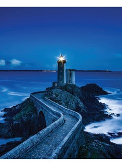 Zoot Bridge And Lighthouse Wall Art Framed Canvas Painting Multicolour 50x40cm 