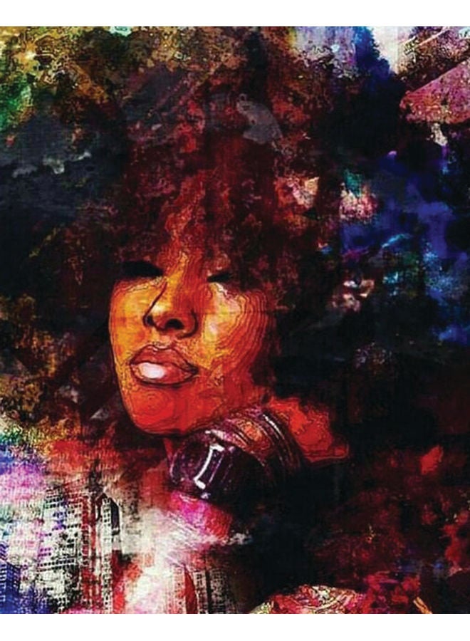 زوت لوحة فنية جدارية من قماش الكانفاس مطبوع عليها فتاة مبتهجة متعدد الألوان 50x40سم