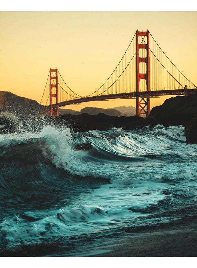 Zoot Ocean Sailing Wall Art Framed Canvas Painting Multicolour 50x40cm