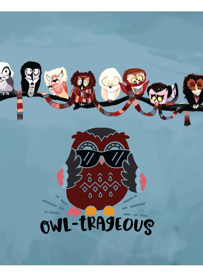 Zoot Owl Trageous Wall Art Framed Canvas Painting Multicolour 50x40cm