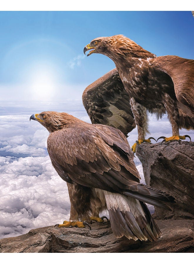 Zoot Peak Wall Art Framed Canvas Painting Multicolour 50x40cm