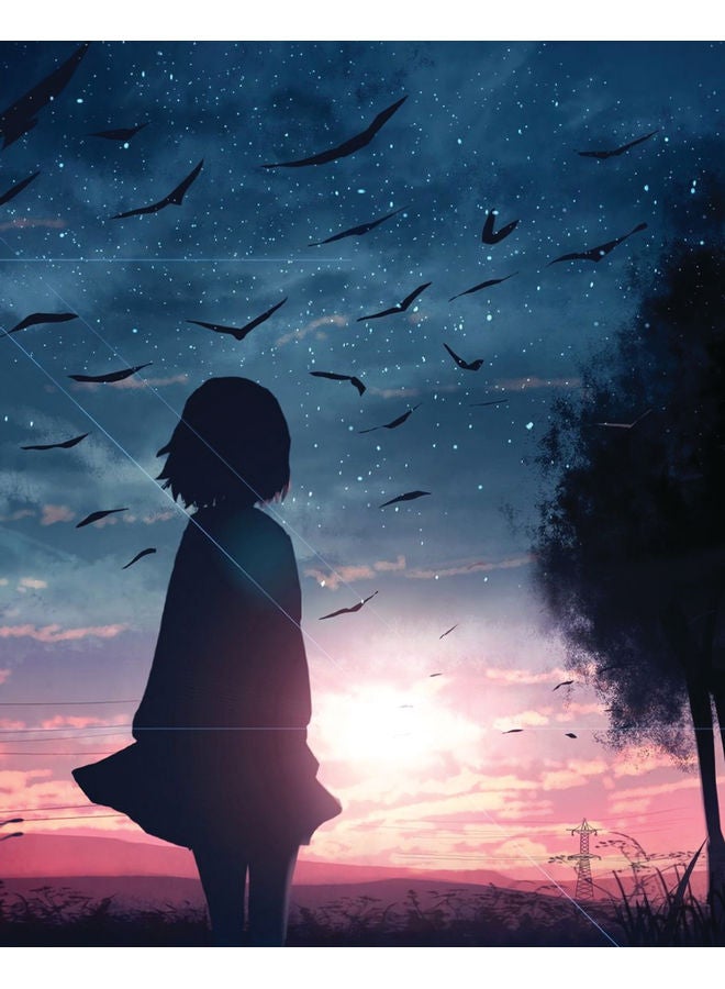 Zoot Sunset Wall Art Framed Canvas Painting Multicolour 50x40cm