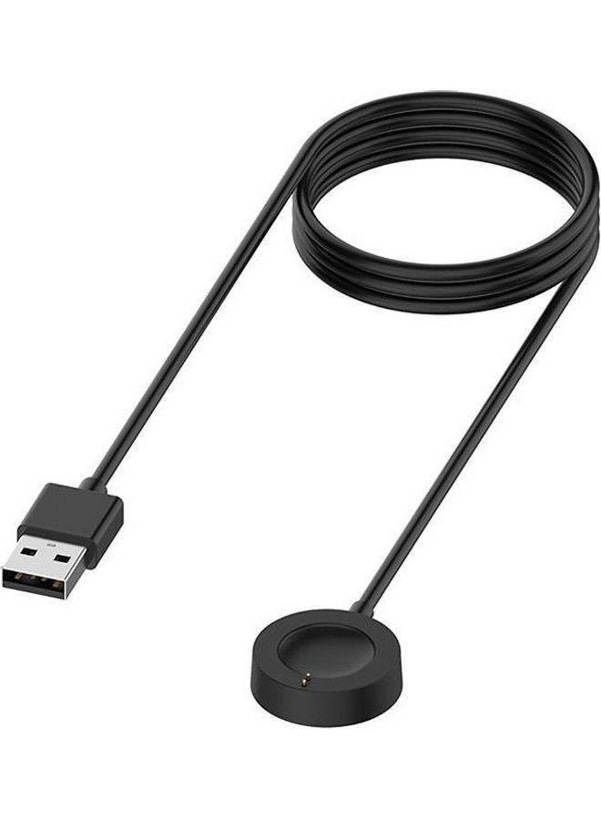 قاعدة شحن لاسلكية مغناطيسية بمنفذ USB لساعة فوسيل الجيل الرابع 5 أسود - Image 1
