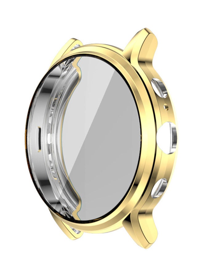 Generic Smart Watch Full Coverage Protection Cover Case for Fossil Gen 5 Carlyle HR 4.4x4.4x1cm Golden  - Image 1