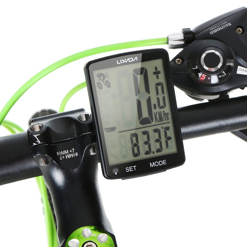 LIXADA Wireless Mountain Bike Odometer With LCD Screen 13 x 4.4 x 8cm  - Image 4