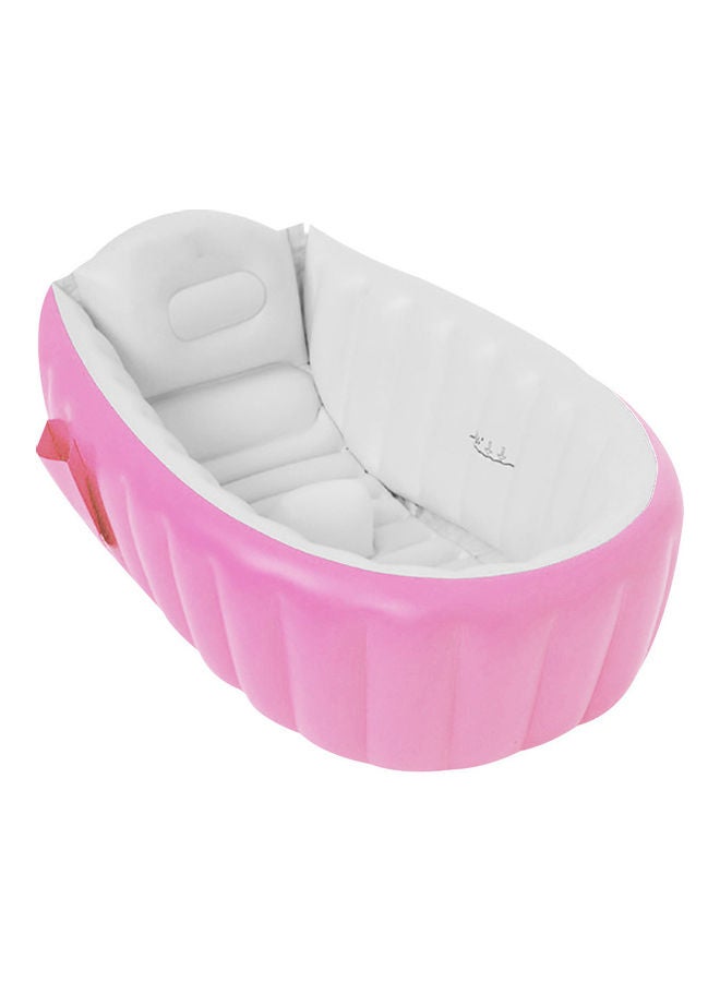 Portable Foldable Baby Infant Inflatable Bathtub Shower Basin Swimming Pool 98x65x28cm - Image 1