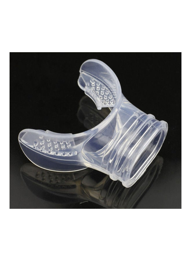 Generic - Disposable Silicone Dive Tube Snorkel Mouthpiece Underwater Diving Regulator 8x5x4cm - Image 1
