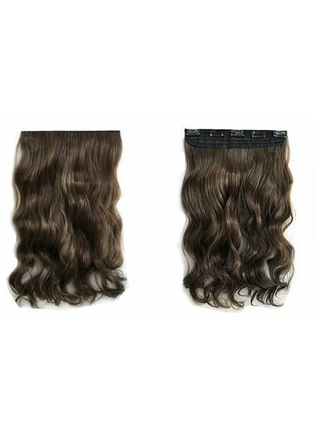 Soft Long Curly Hair Extension Brown