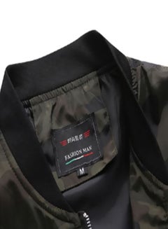 Lucky Camouflage Pattern Bomber Jacket Multicolour  - Image 3
