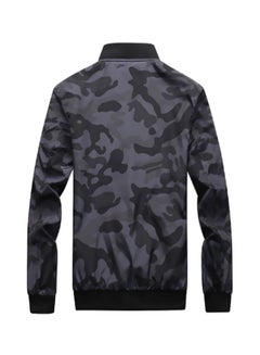 Lucky Camouflage Pattern Bomber Jacket Multicolour  - Image 2