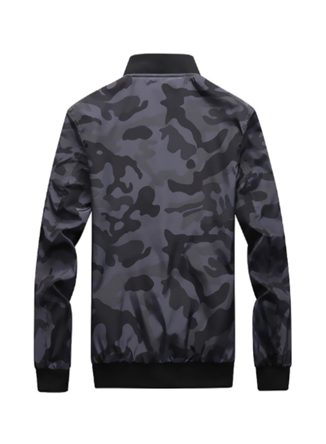 Lucky - Camouflage Pattern Bomber Jacket Multicolour - Image 1