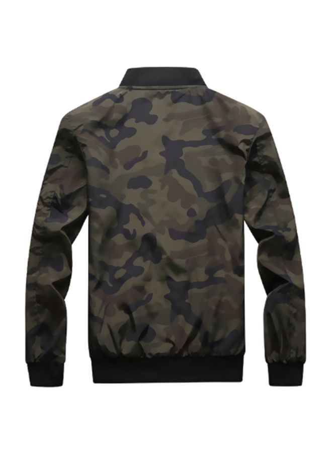 Lucky - Camouflage Pattern Bomber Jacket Multicolour - Image 1