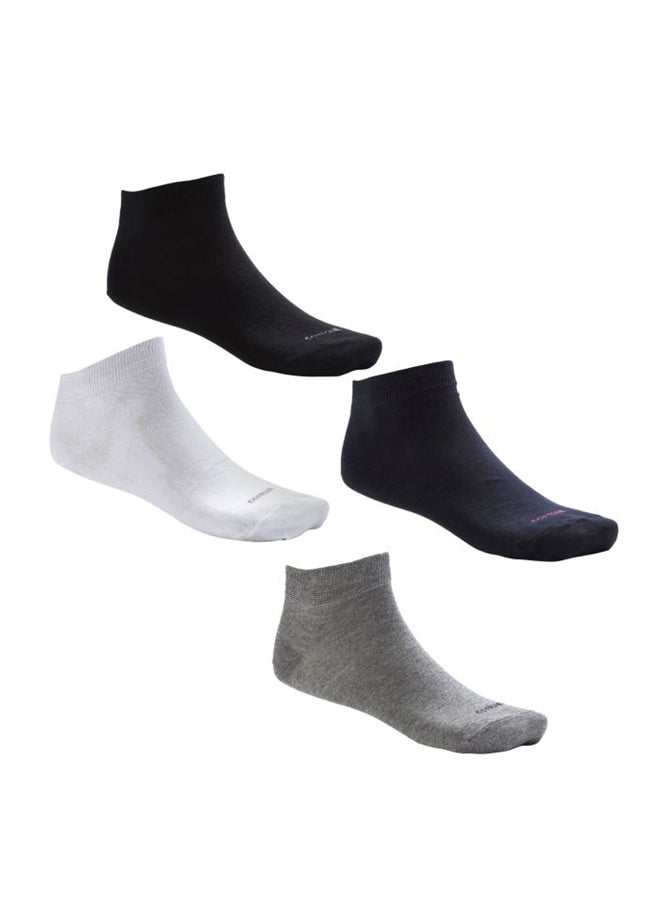 COTTONIL Pair Of 4 Low-Cut Socks Multicolour  - Image 1