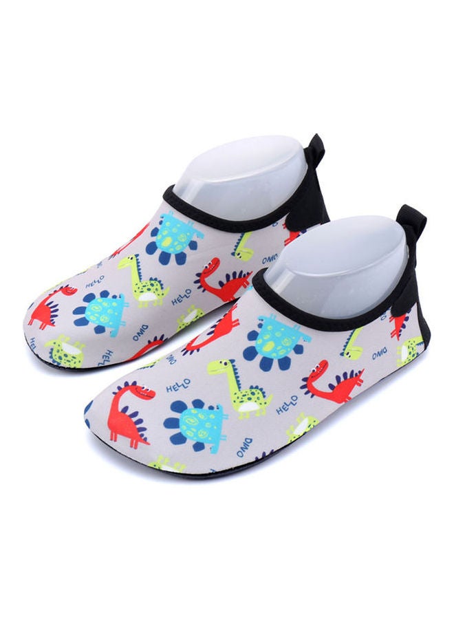 Generic Toddlers Kids Boy Dinosaur Beach Swimming Water Sports Socks Anti-slip Shoes multicolor  - Image 1