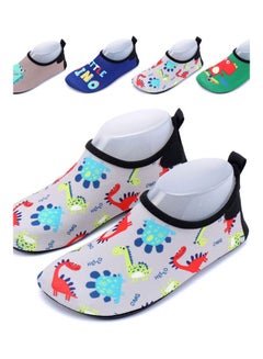 Generic Toddlers Kids Boy Dinosaur Beach Swimming Water Sports Socks Anti-slip Shoes multicolor  - Image 3
