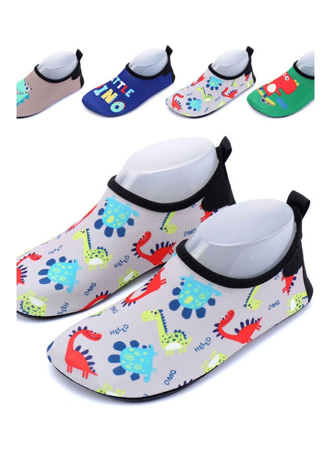 Generic Toddlers Kids Boy Dinosaur Beach Swimming Water Sports Socks Anti-slip Shoes multicolor  - Image 3