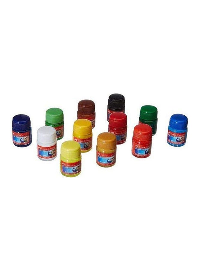 FABER-CASTELL 12 Shades Poster Colour Green/Red/Yellow - Image 2