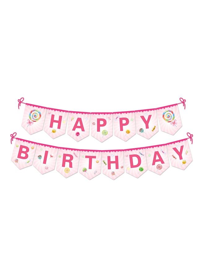 ذا بارتي بوبير لافتة بحروف Happy Birthday  - Image 1