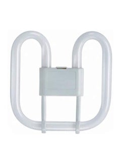 2D 4-Pin Base Compact Fluorescent Light Bulb Lumilux White 8.66x1.61x8.66inch