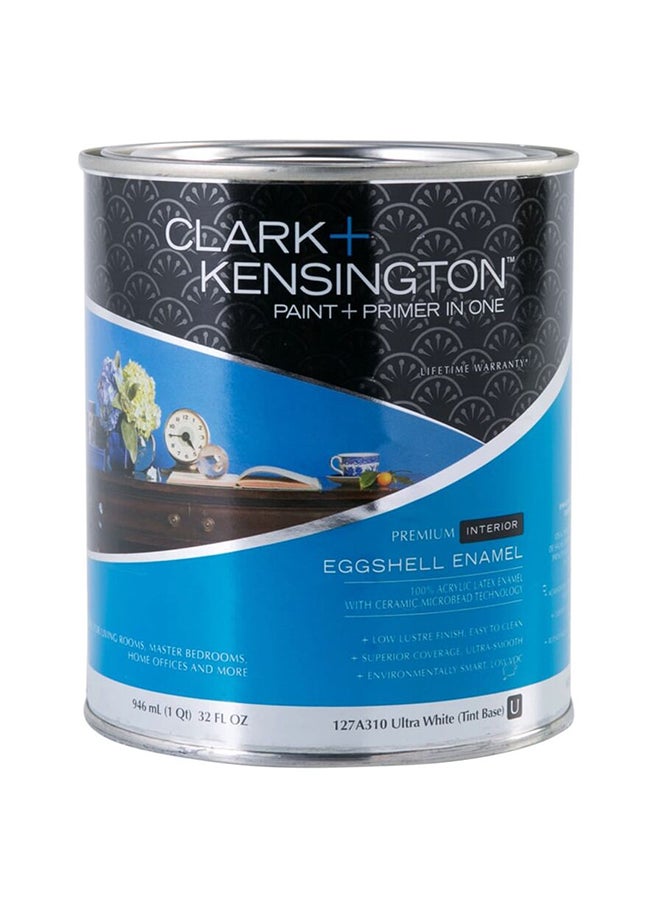 Interior Eggshell Enamel White 1000ml