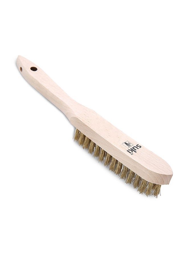suki 3-Row Brass Plated Wire Brush Multicolour 0.5kg - Image 2