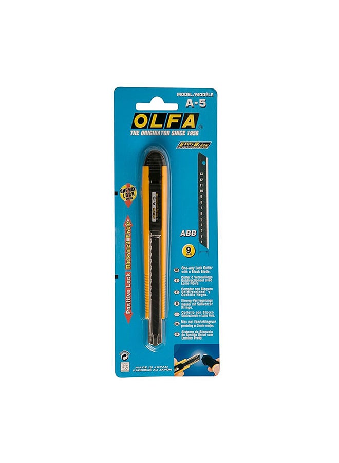 OLFA One Way Lock Standard Cutter Multicolour