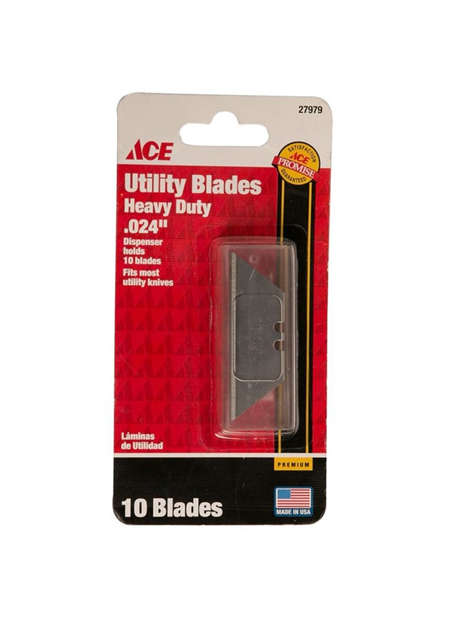 ACE 10-Piece Pocket Pack Replacement Blades Grey