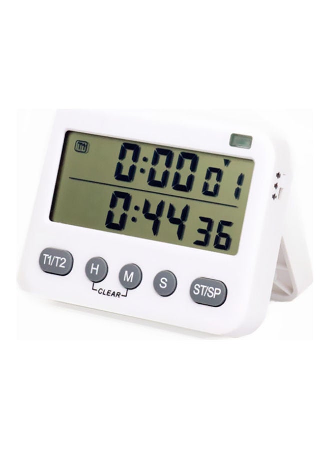 Beauenty Silent Vibration Flashing Timer White 8.4x6.5x1.9cm - Image 1