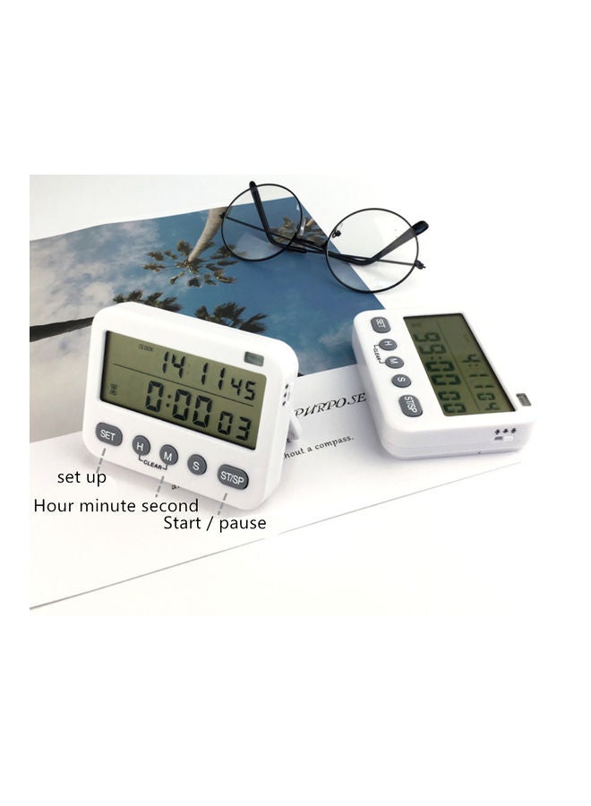 Beauenty Silent Vibration Flashing Timer White 8.4x6.5x1.9cm - Image 2
