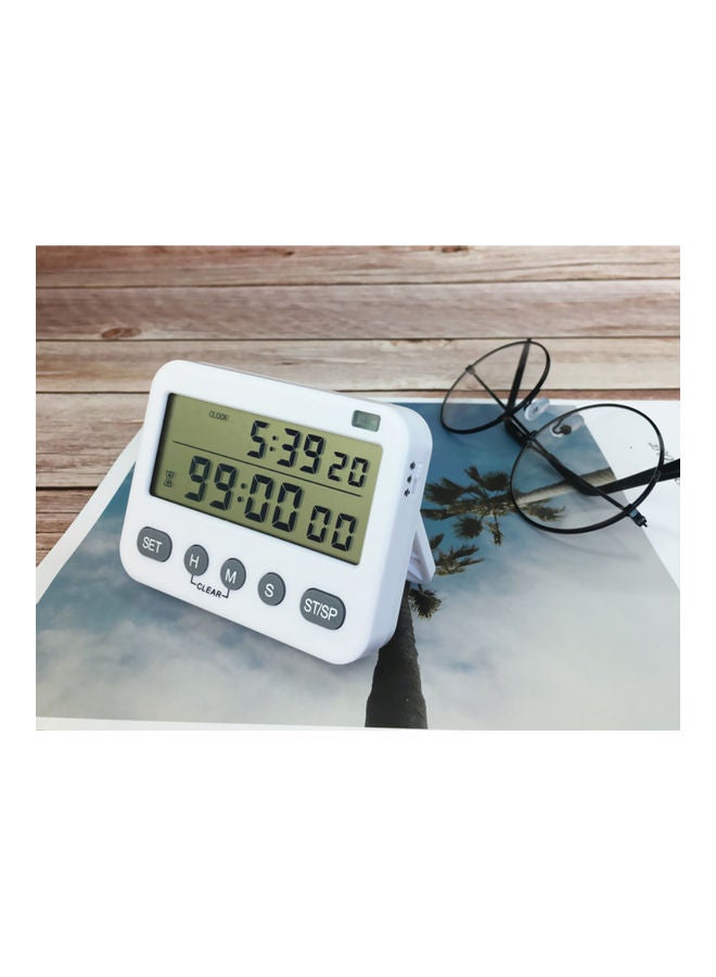 Beauenty Silent Vibration Flashing Timer White 8.4x6.5x1.9cm - Image 4