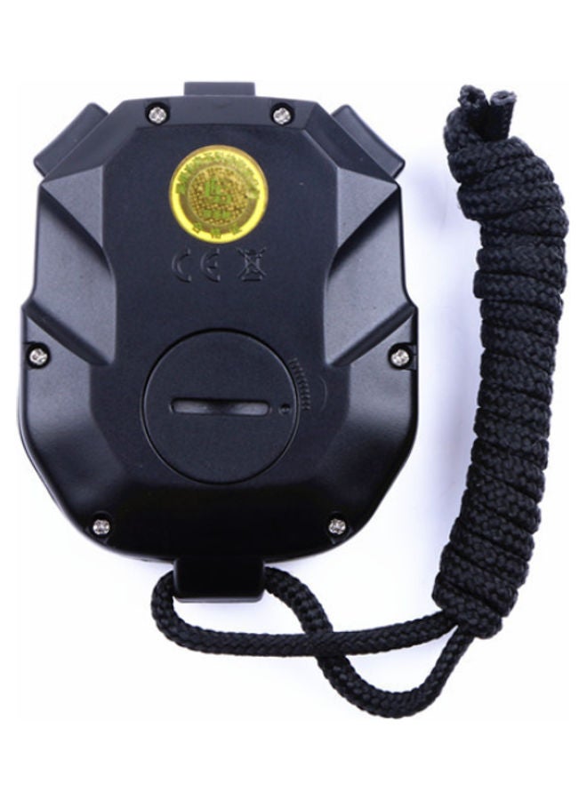 Beauenty - Three Row 60 Track Electronic Stopwatch Timer Multifunctional And Field Running black 7.5x6.2x2.1cm - Image 1