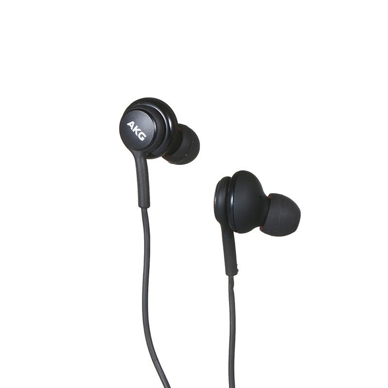 AKG 3.5mm Wired Earphones With Microphone Black - Image 1