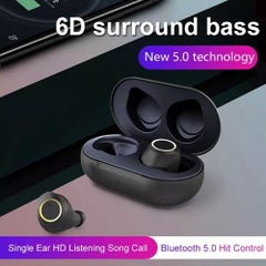 S03 TWS BT 5.0 Wireless Sports Running Earphones Black