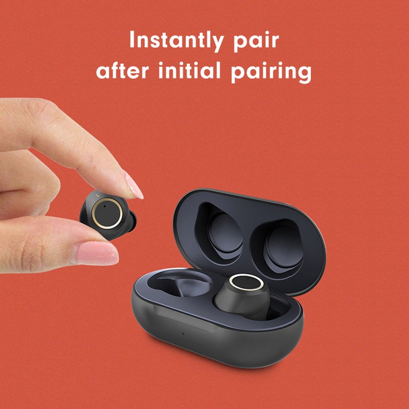 Generic - S03 TWS BT 5.0 Wireless Sports Running Earphones Black - Image 1