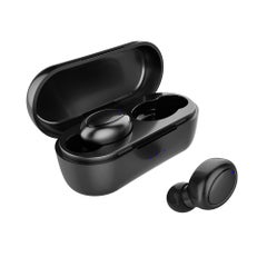 V2 TWS BT Mini Wireless Touch Control Earphones Black