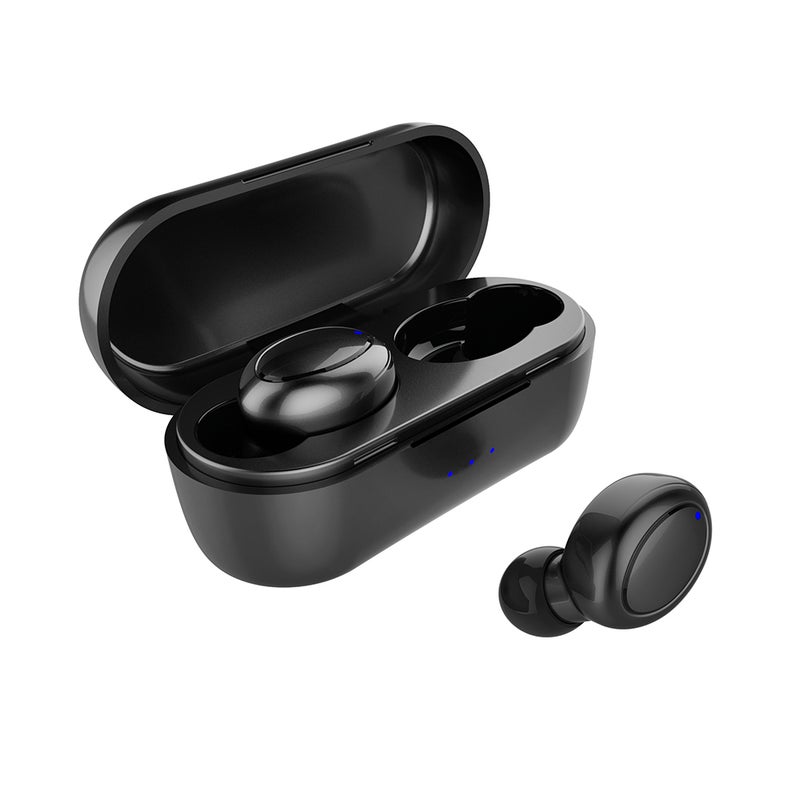 Generic - V2 TWS BT Mini Wireless Touch Control Earphones Black - Image 1