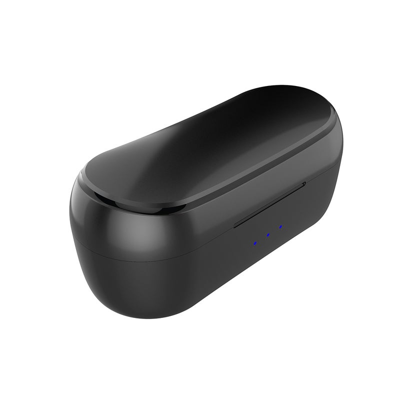 Generic - V2 TWS BT Mini Wireless Touch Control Earphones Black - Image 1