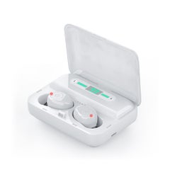 F9-5 TWS BT 5.0 Wireless Earphones With Mic White