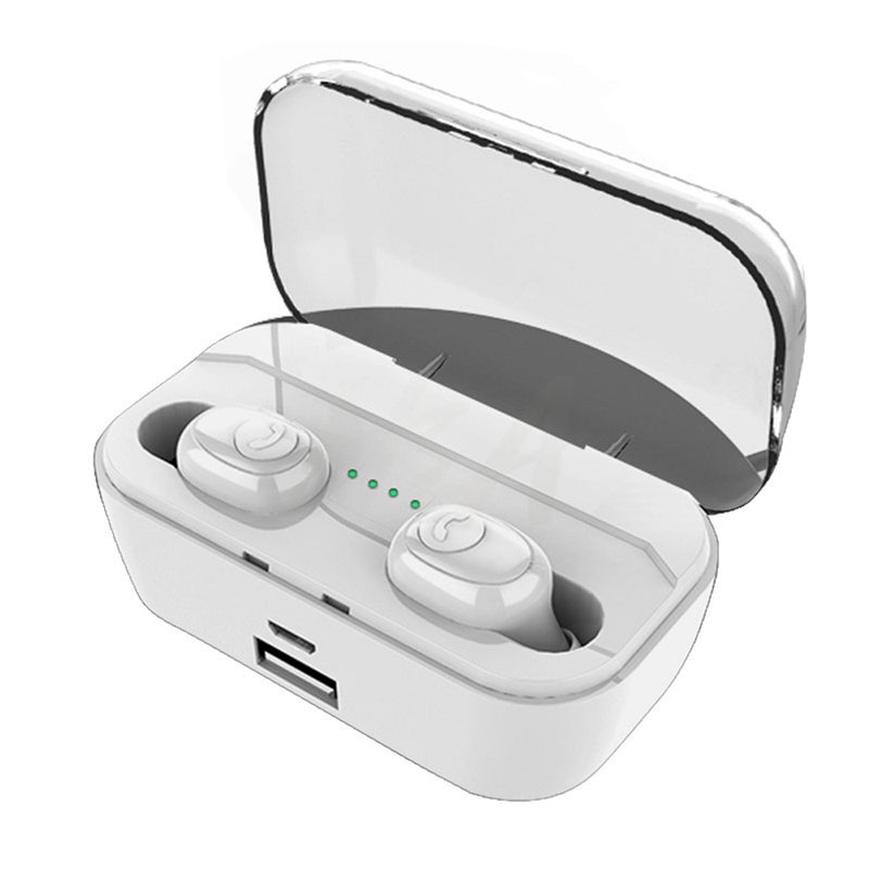 Generic - G6S TWS BT 8D Wireless Mini Earphones With 3500mAh Power Bank White - Image 1
